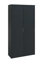 KSR6-81 L skříň šatní, 2x výsuvné ramínko, 2053x1022x400 mm, provedení levé, antracit